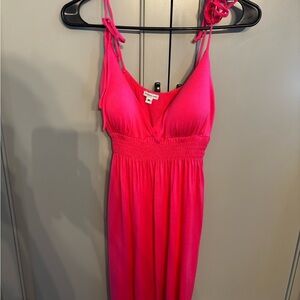 Patricia Timm HOT Pink sundress sz M
